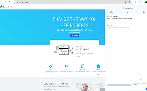 SutureHealth CONNECT  from Chrome web store to be run with OffiDocs Chromium online