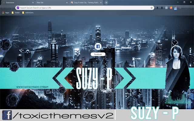 Suzy P Indie City Fantasy Radio UK  from Chrome web store to be run with OffiDocs Chromium online