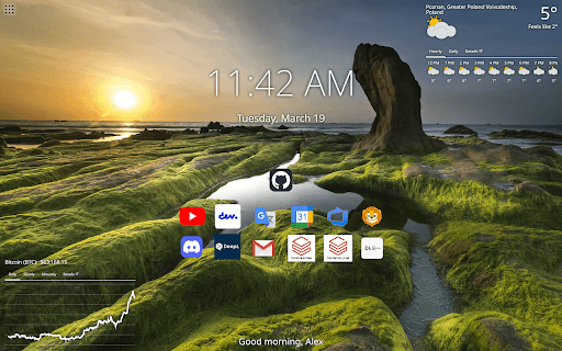 SvelTab  from Chrome web store to be run with OffiDocs Chromium online