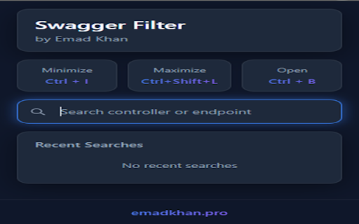 Swagger Filter by Emad  from Chrome web store to be run with OffiDocs Chromium online