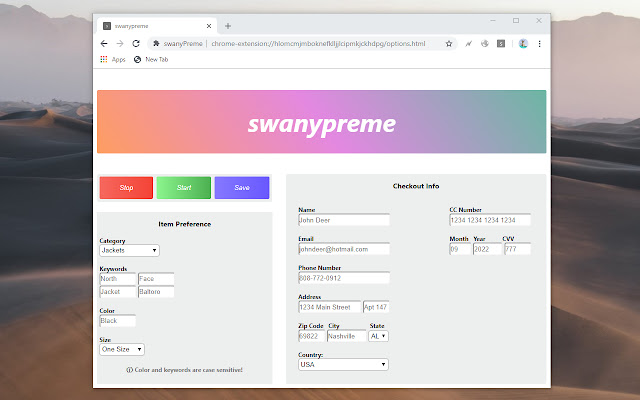 swanypreme  from Chrome web store to be run with OffiDocs Chromium online