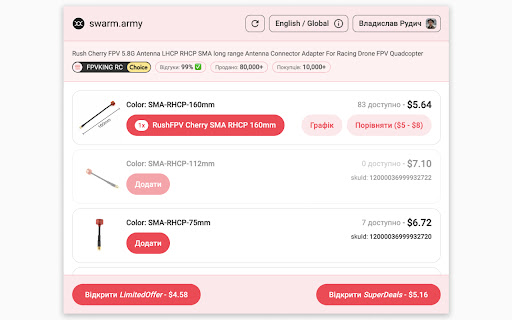 swarm.army  from Chrome web store to be run with OffiDocs Chromium online