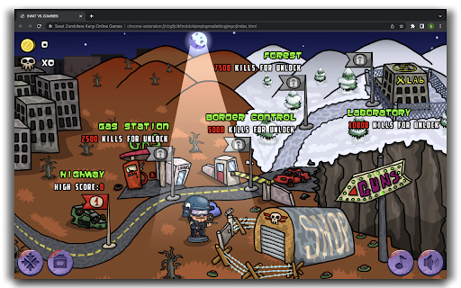 Swat vs Zombies HTML5 Game  from Chrome web store to be run with OffiDocs Chromium online