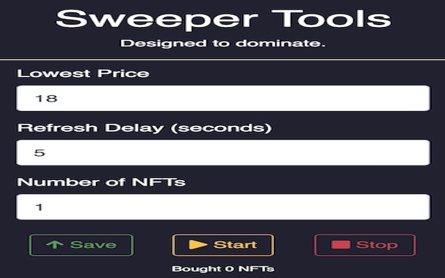 Sweeper tools  from Chrome web store to be run with OffiDocs Chromium online