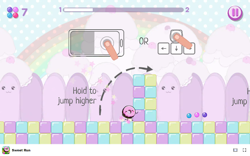 Sweet Run Game Explore a world where sweets come to life!  from Chrome web store to be run with OffiDocs Chromium online