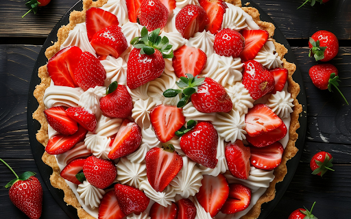 Sweet strawberry love cake  from Chrome web store to be run with OffiDocs Chromium online