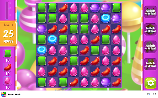 Sweet World Connect candies for a magical journey!  from Chrome web store to be run with OffiDocs Chromium online