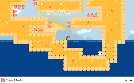 Swerve  Survive Game Navigate deadly platforms and tricky traps!  from Chrome web store to be run with OffiDocs Chromium online