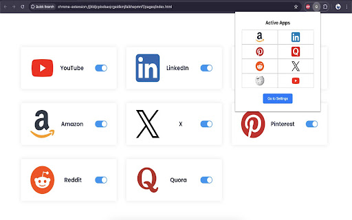 SwiftBrowse  from Chrome web store to be run with OffiDocs Chromium online