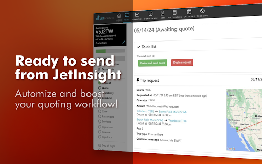 SWIFT Convert Your Emails Into JetInsight™ Requests  from Chrome web store to be run with OffiDocs Chromium online
