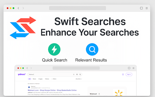 Swift Searches  from Chrome web store to be run with OffiDocs Chromium online