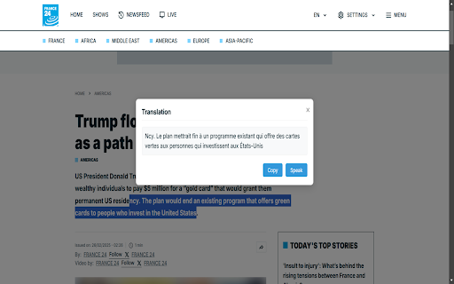 Swift Translator Pro Select  Translate  from Chrome web store to be run with OffiDocs Chromium online