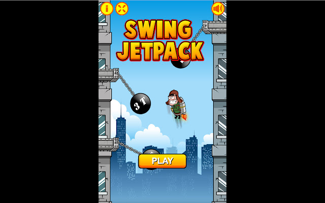 Swing Jetpack Game for Chrome™  from Chrome web store to be run with OffiDocs Chromium online