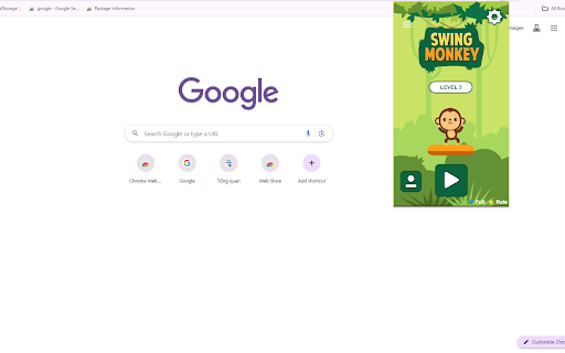 Swing Monkey Unblocked  Free  from Chrome web store to be run with OffiDocs Chromium online