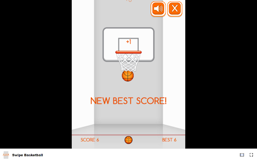 Swipe Basketball Aim carefully and perfect your shot!  from Chrome web store to be run with OffiDocs Chromium online