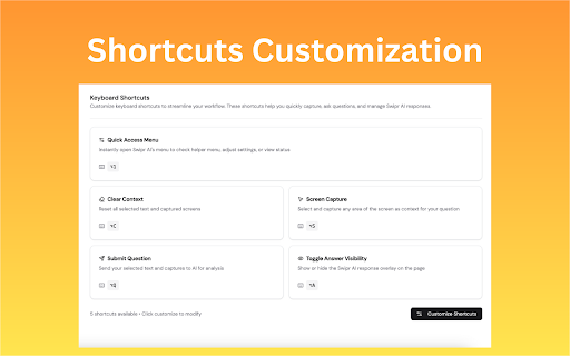 Swipr AI  from Chrome web store to be run with OffiDocs Chromium online