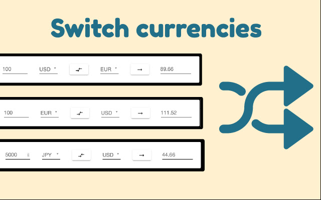 Switch currencies  from Chrome web store to be run with OffiDocs Chromium online