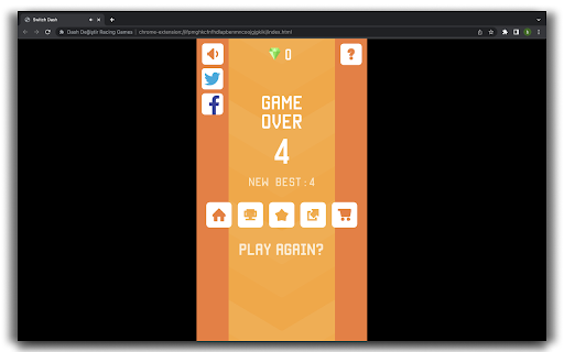 Switch Dash HTML5 Game  from Chrome web store to be run with OffiDocs Chromium online