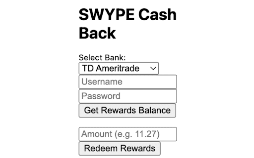 SWYPE Extension  from Chrome web store to be run with OffiDocs Chromium online