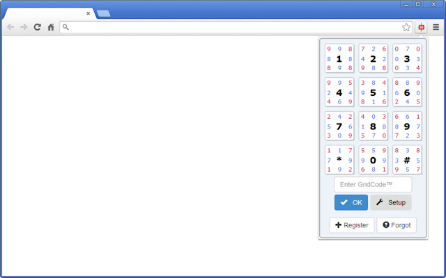 SyferLock GridGuard  from Chrome web store to be run with OffiDocs Chromium online