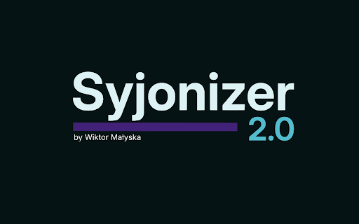Syjonizer 2.0  from Chrome web store to be run with OffiDocs Chromium online