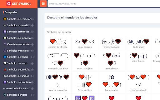 Symbol Collector Easily Save and Manage Symbols from Chrome web store to be run with OffiDocs Chromium online Symbol Collector Easily Save and Manage Symbols from Chrome web store to be run with OffiDocs Chromium online