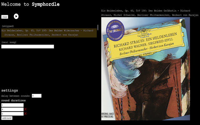 Symphordle  from Chrome web store to be run with OffiDocs Chromium online