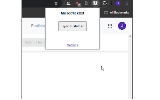 Sync customer  from Chrome web store to be run with OffiDocs Chromium online