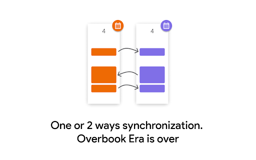 SyncThemCalendars  from Chrome web store to be run with OffiDocs Chromium online
