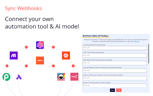Sync Webhooks: Data Transfer and AI Assistant from Chrome web store to be run with OffiDocs Chromium online Sync Webhooks: Data Transfer and AI Assistant from Chrome web store to be run with OffiDocs Chromium online