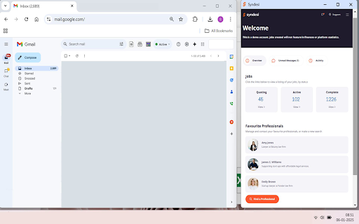 Syndesi Link  from Chrome web store to be run with OffiDocs Chromium online