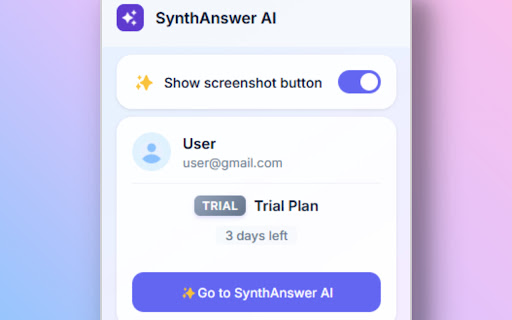 SynthAnswerAI AI Answer Checker  from Chrome web store to be run with OffiDocs Chromium online