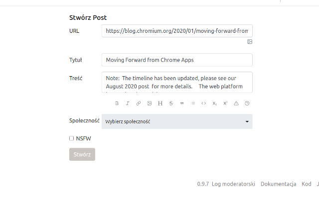 Sz(me)rnijTo  from Chrome web store to be run with OffiDocs Chromium online