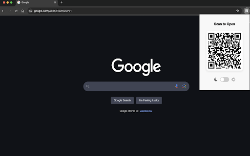Tab2QR  from Chrome web store to be run with OffiDocs Chromium online