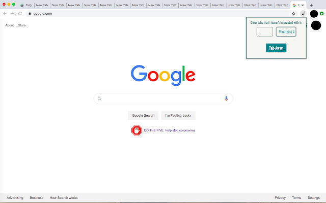 Tab Away  from Chrome web store to be run with OffiDocs Chromium online