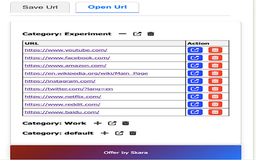 Tab Blitz  from Chrome web store to be run with OffiDocs Chromium online