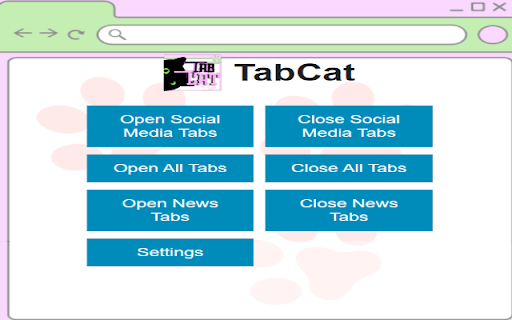 Tabcat  from Chrome web store to be run with OffiDocs Chromium online
