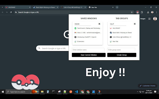 Tab Catcher: The Ultimate Tab Manager  from Chrome web store to be run with OffiDocs Chromium online