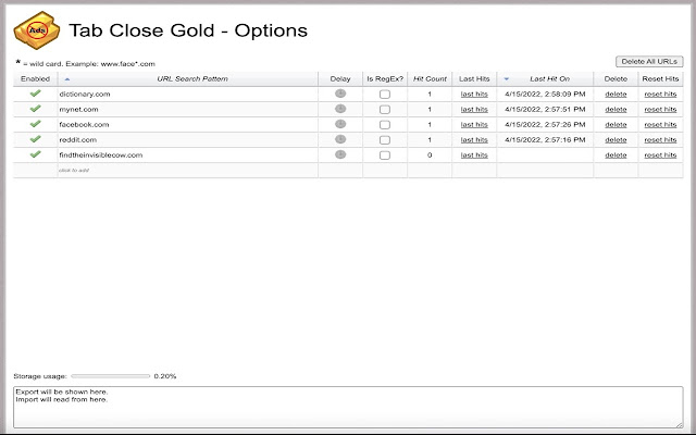 OffiDocs Chromium 온라인에서 실행할 Chrome 웹 스토어의 Tab Close Gold