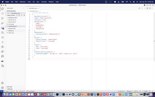 Tab Clusterer  from Chrome web store to be run with OffiDocs Chromium online
