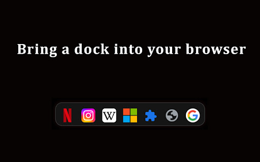 Tab Dock  from Chrome web store to be run with OffiDocs Chromium online