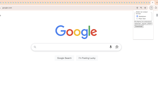 Tabdown  from Chrome web store to be run with OffiDocs Chromium online