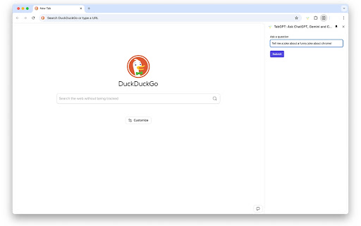 TabGPT: Ask ChatGPT, Gemini and Claude at the same time with one click  from Chrome web store to be run with OffiDocs Chromium online
