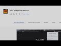 Tab Group Generator dari toko web Chrome untuk dijalankan dengan OffiDocs Chromium online