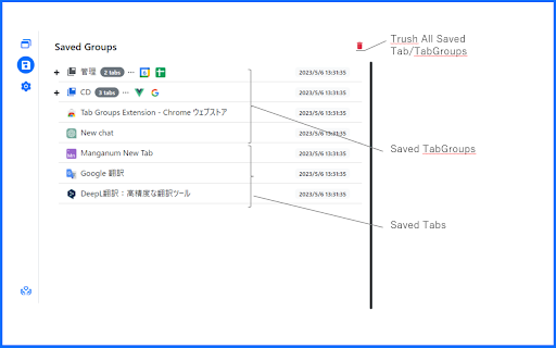 Tab Group Keeper  from Chrome web store to be run with OffiDocs Chromium online