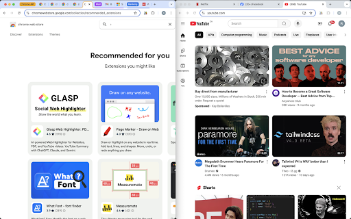 Tab Hop  from Chrome web store to be run with OffiDocs Chromium online