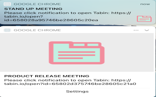 Tabin: Context Switching App to increase productivity  from Chrome web store to be run with OffiDocs Chromium online
