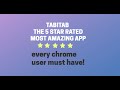 TabiTab  from Chrome web store to be run with OffiDocs Chromium online