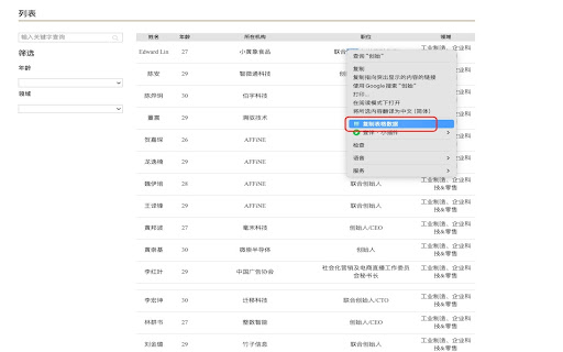 Table Data Extractor  from Chrome web store to be run with OffiDocs Chromium online