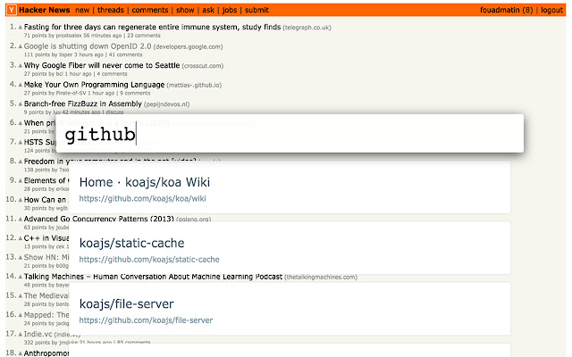 Tablight  from Chrome web store to be run with OffiDocs Chromium online